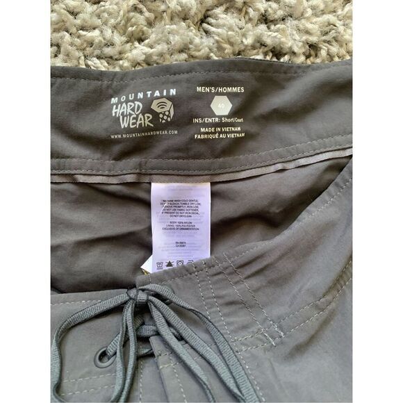 NEW NWT MOUNTAIN HARD WEAR GRAY SPORT BOARD HIKING SHORTS men’s 40 - Picture 5 of 6